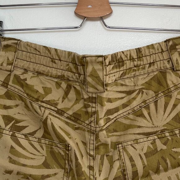 Free People Printed Rough Roads Utility Shorts NWOT - Picture 5 of 7